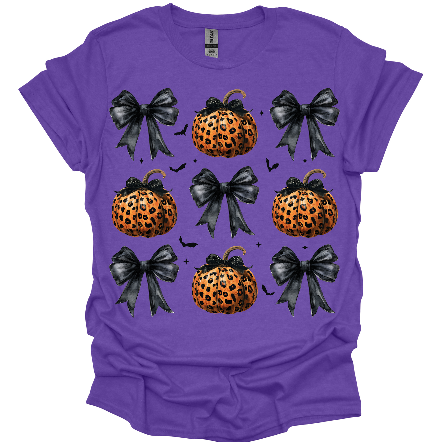 Leopard Pumpkins & Bows | Fall Graphic Tee