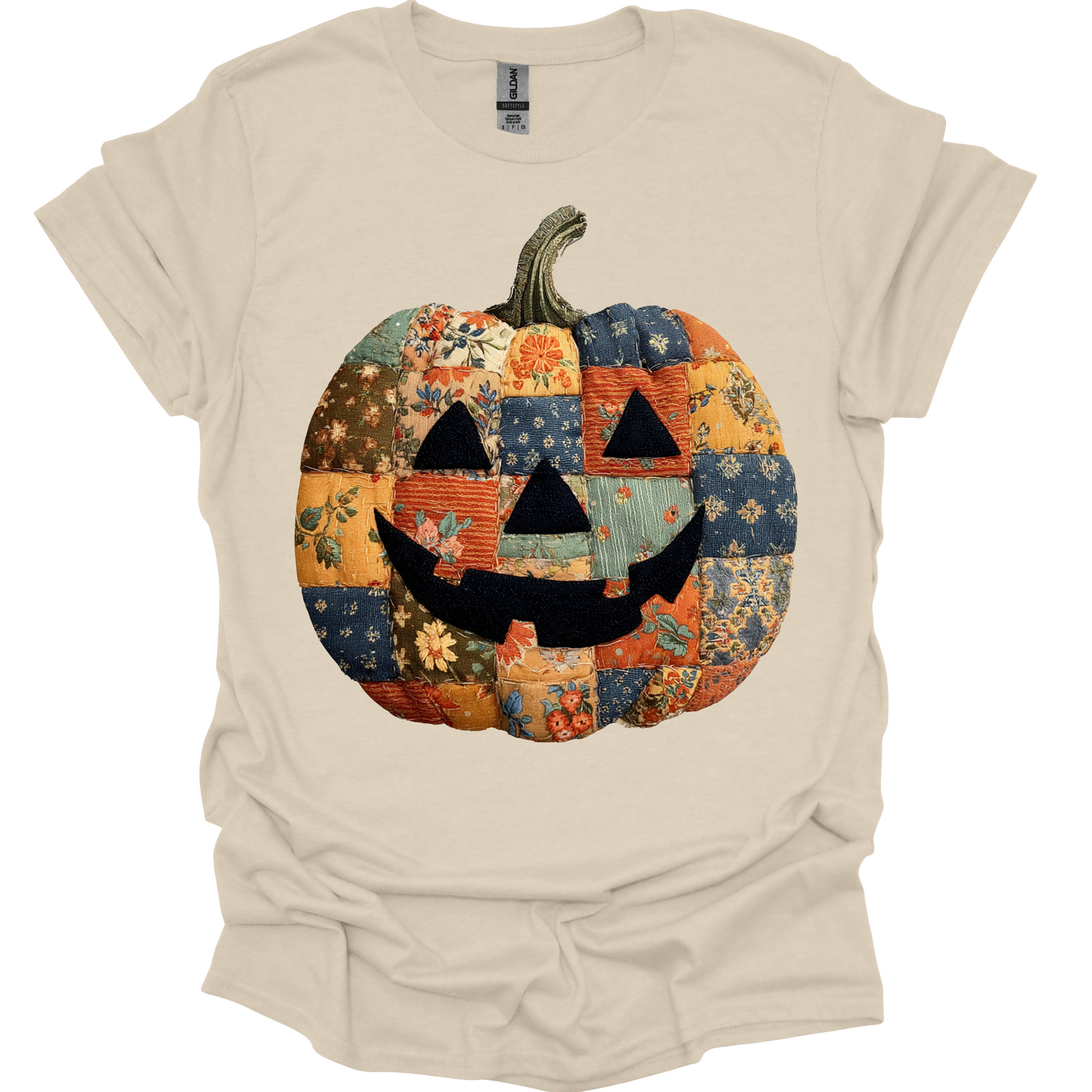 Patchwork Jack-O-Lantern | Fall Graphic Tee