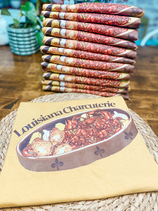 Louisiana Charcuterie | Crawfish Graphic Tee