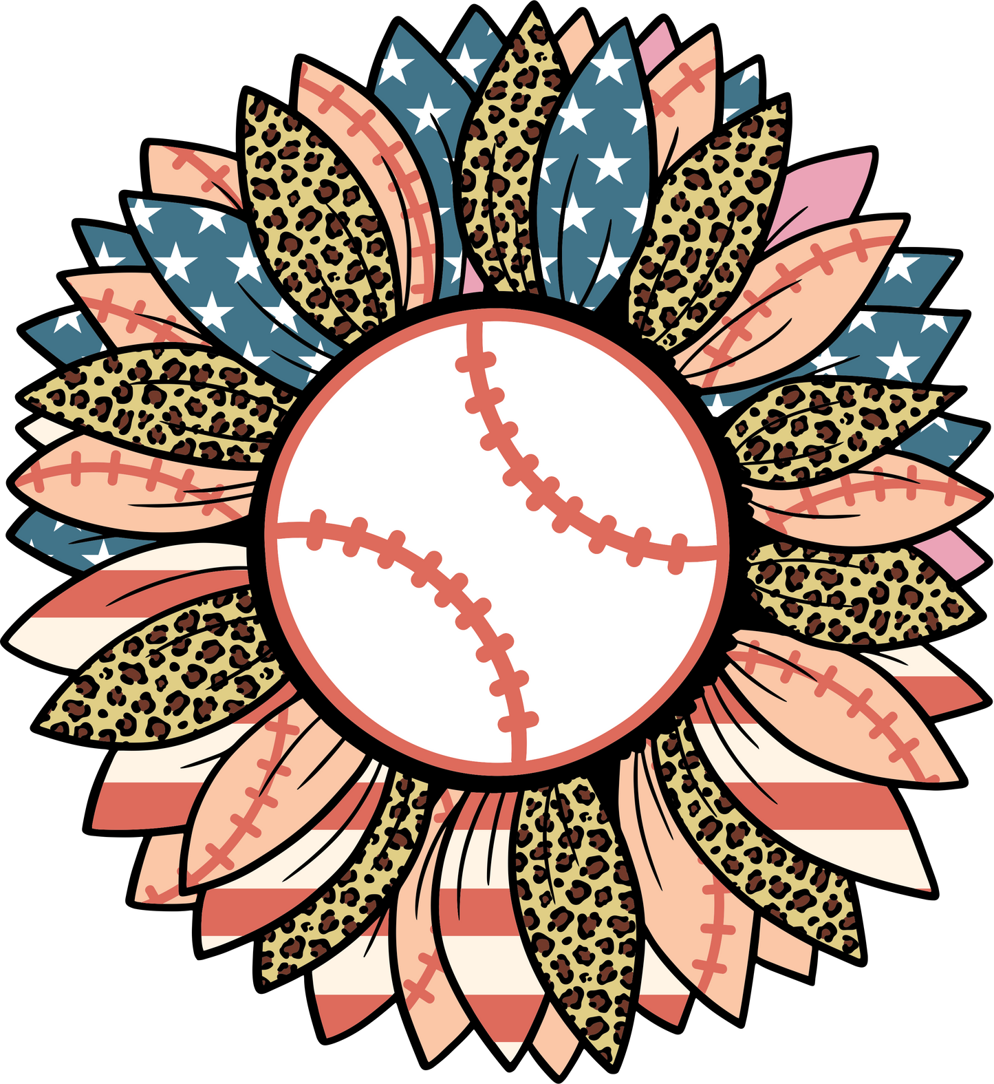 Leopard Baseball Sunflower