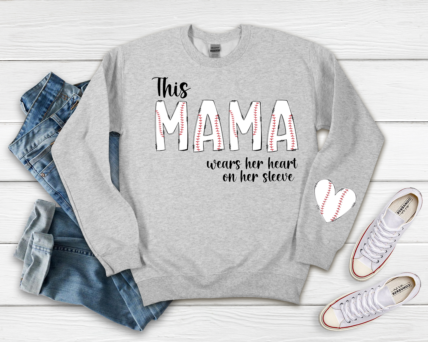 This Mama Baseball Sweatshirt