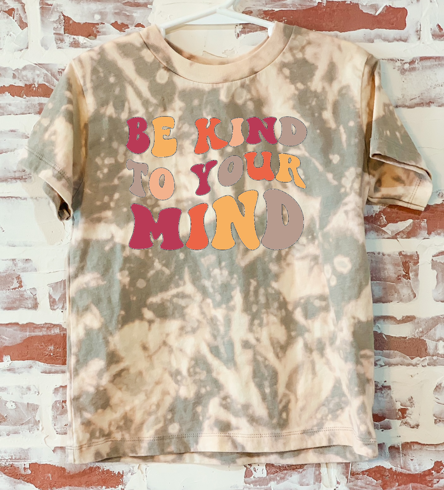 Be Kind to Your Mind-scrunch bleach